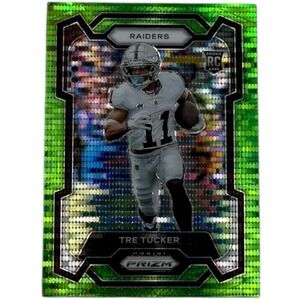 2023 Panini Prizm - Rookies Tre Tucker #362 Green Wave Prizm (RC)